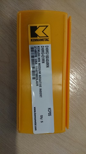 Kennametal DNMG150404MN Hartmetall Interts X 5 CNC Drehen oder Fräsen - Bild 2 von 3