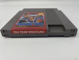 Tag Team Wrestling Nintendo NES Game And Dust Cover Authentic Tested