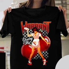 New Warrant Cherry Pie Waitress Gift Christmas Shirt Black All Size E412