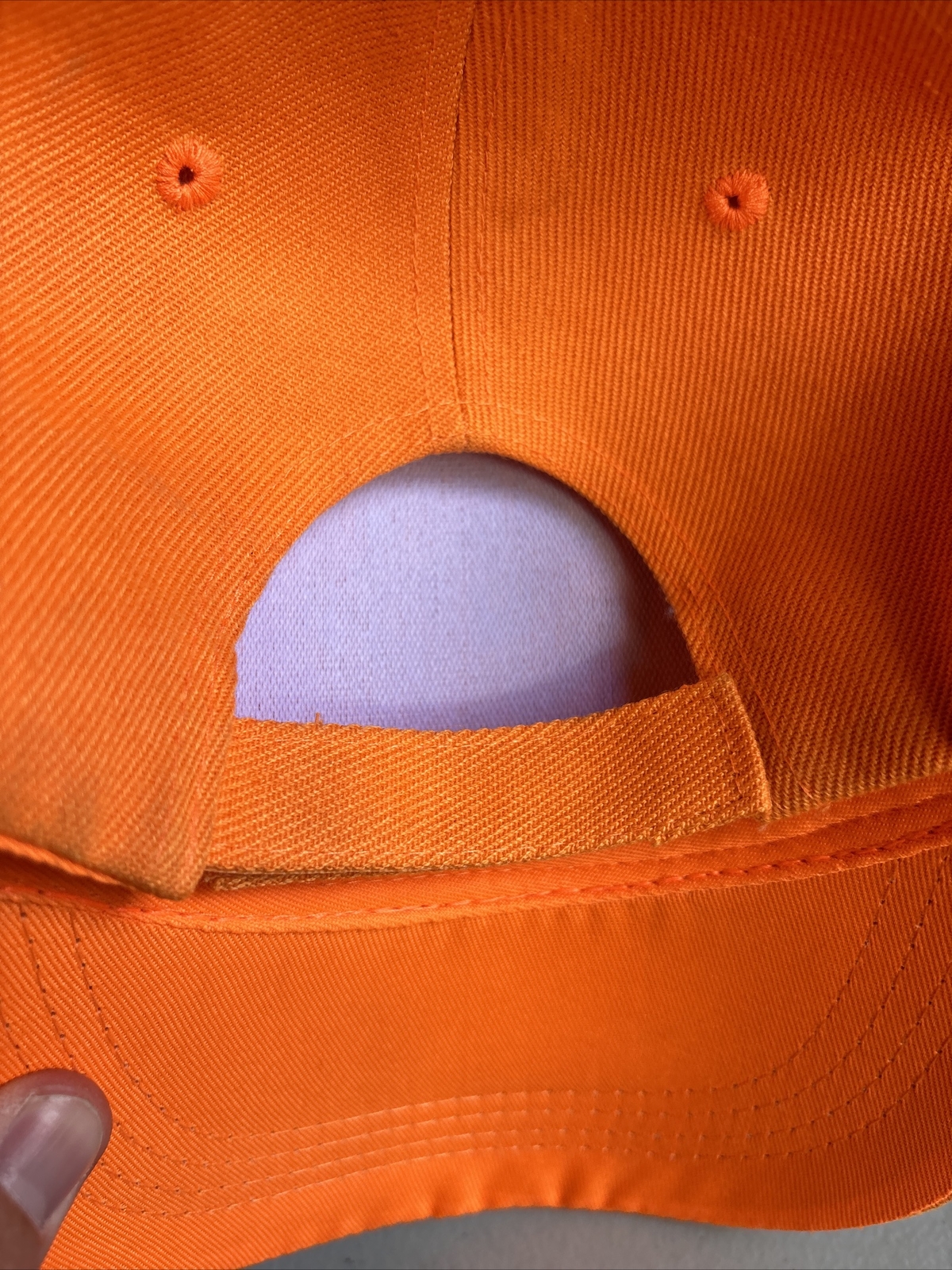 Orange Hunting Hat Strapback Adjustable Hunter Ed… - image 7