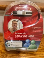 Microsoft LifeCam NX-6000 USB Notebook Webcam for Windows PC Brand New