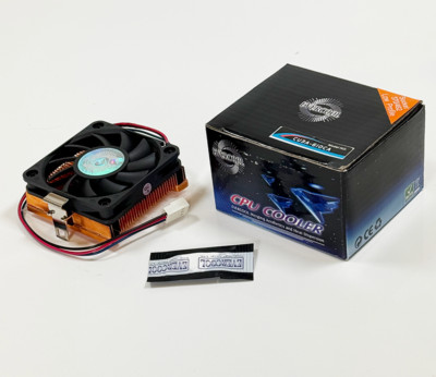 Pentium 3 Socket 370, AMD Socket A Low Profile 1U Copper Cooler Active