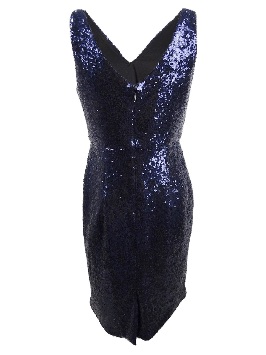 Nightway Women's Petite Sequin Sheath Dress