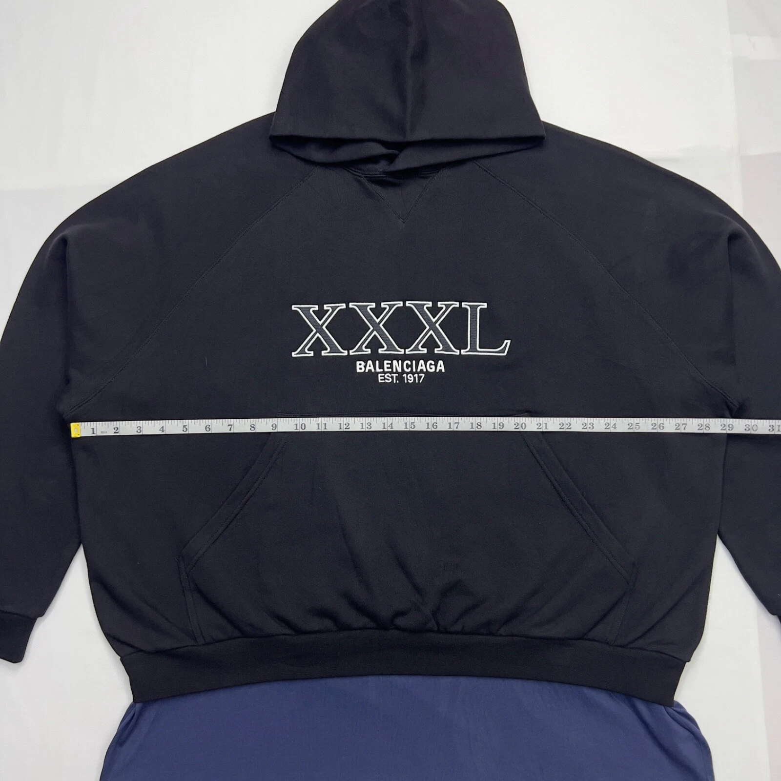 T shirt con cappuccio Balenciaga AW22 Snowstorm XXXL Runway a strati taglia 1