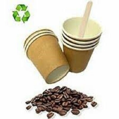 2400 PAPIERGLÄSER 75 ml BIO KAFFEEBOHNEN ZUM MITNEHMEN