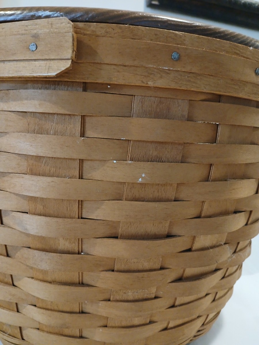 Longaberger Large Basket With Checkers Game On Top | eBay