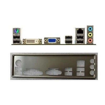 For   P8H61-M LX2 R2.0 & P8B75-M LX PLUS   IO I/O Backplate Motherboard *qq