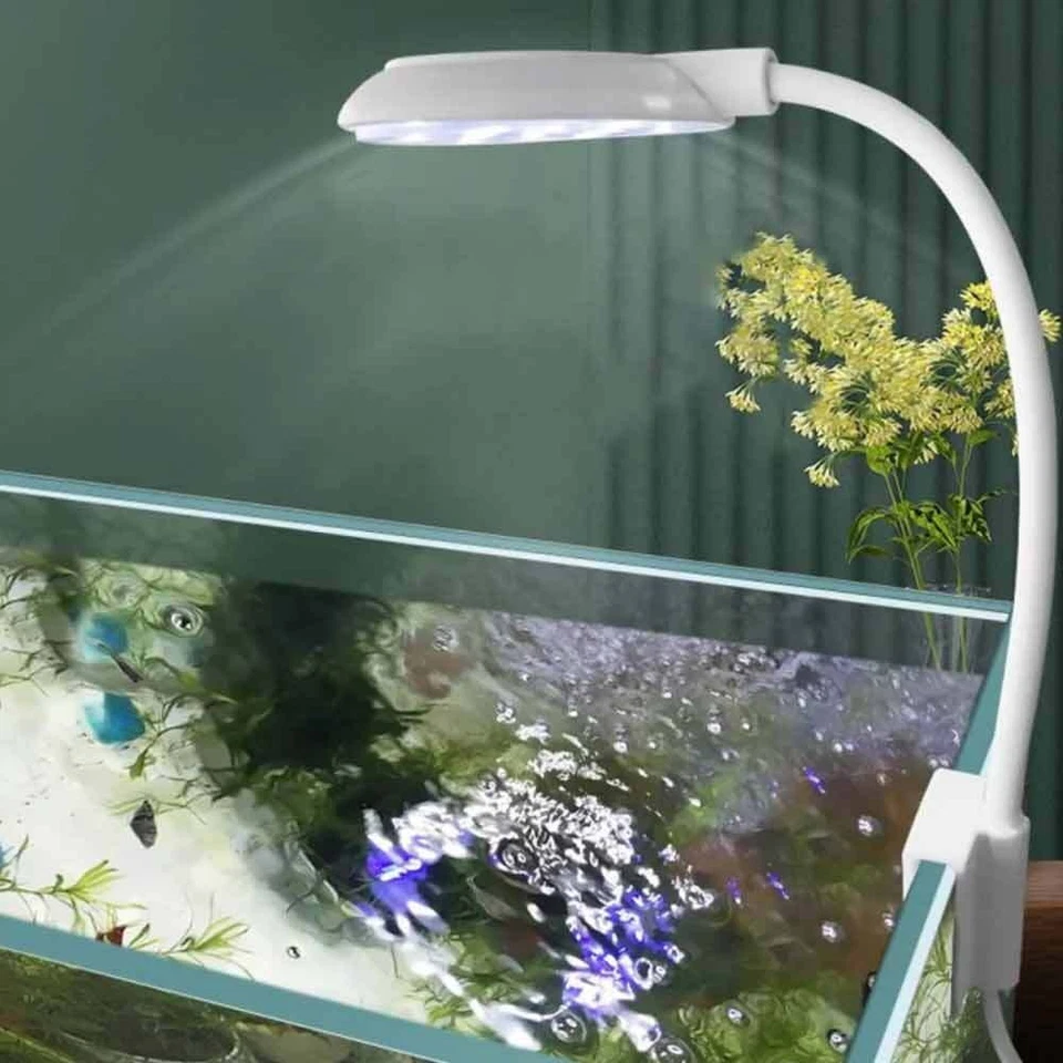 Luz LED de acuario de 5W para plantas y peces, lámpara de cultivo de tanque... - Imagen 4 de 4