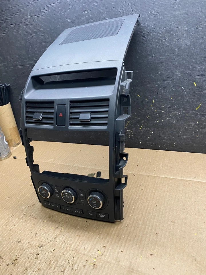Mazda CX-9 2010-2015 radio tablero embellecedor bisel con ventilación aire acondicionado control de clima V1525 DG Foto 2 de 4