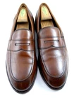 Allen Edmonds "Randolph 2.0" Leather Penny Loafers 10 E Dark Chili  USA(835N)