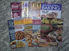 Lot of 9 Taste of Home Allrecipes BG H Fall Recipes Food Magazine Back Issues