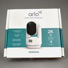 Arlo Indoor Pan Tilt Pet Camera 2K 360 Degree Pan 180 Tilt Plug In BRAND NEW 