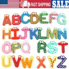 Kids Magnetic Letters Numbers ABC,123 Alphabet Fridge Magnets GIFTS Christmas AU