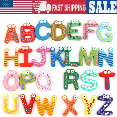 Kids Magnetic Letters Numbers ABC,123 Alphabet Fridge Magnets GIFTS Christmas AU