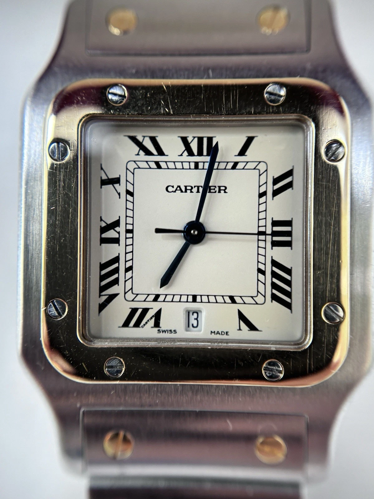 Cartier Santos Galbee Uomo 29mm Acciaio Oro Documenti Ref. 1566