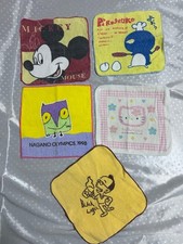 Nagano Olympics 1998 Snowlets Towel Handkerchief Used And 4 Other Items