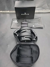 NEW OPEN-BOX Heavys H1H Wireless Headphones - Active Noise-Cancelling - w/Case
