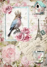Decoupage Queen - Forever Yours Rice Paper A4