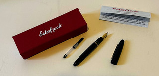 Esterbrook Estie Gold and Black Medium Nib Used
