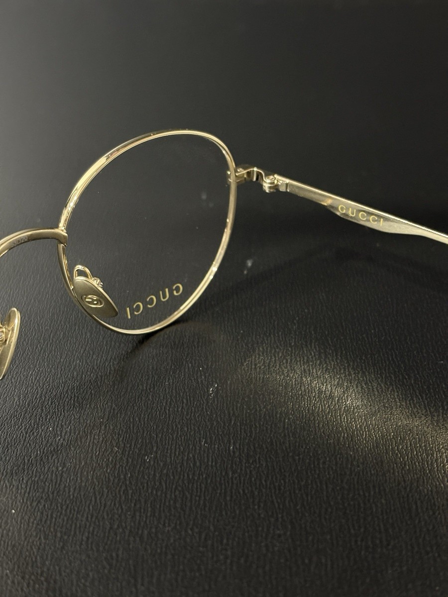 Gucci Gg0337o Gold Men Authentic Eyewear Frames for sale