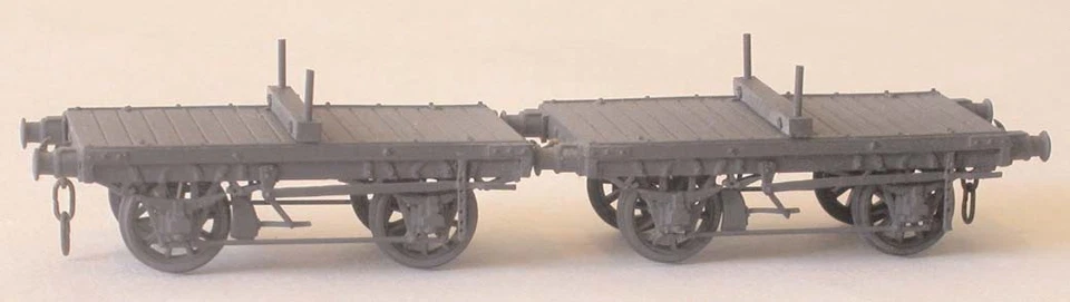 NSW Railways 1858 E Bolster Wagons Unassembled Kit - Redfern Works - HO NSWGR - Image 4 of 4