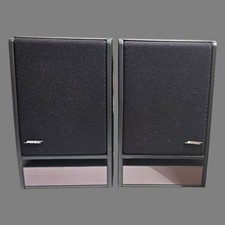 Bose Model 141 Set of 2 Bookshelf 40 Watt Gray Black Pair Speaker