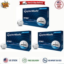 3 Dozen TaylorMade Golf Distance Golf Balls - White