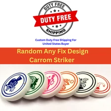 Carrom Striker Accessories Multi Design Pack of 6 any random design free ship