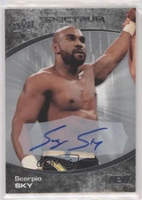 2021 Upper Deck AEW Spectrum Auto Scorpio Sky #74 Rookie Auto RC