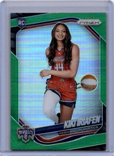 2025 Panini Prizm WNBA #149 Kiki Iriafen Green Prizms