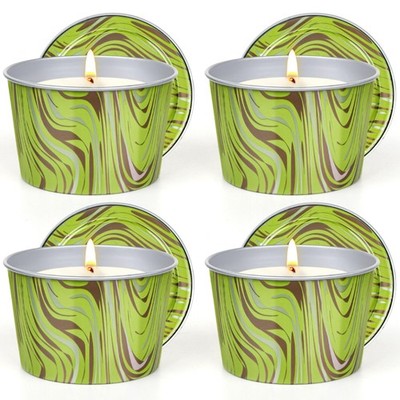 Citronella Candles Outdoor Bulks - 4 Packs Lemongrass Candle Set Indoor Summer C