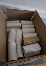 85 Lot, Empty Toilet Paper Rolls Tissue TP Cardboard Tubes Crafts Pets Projects
