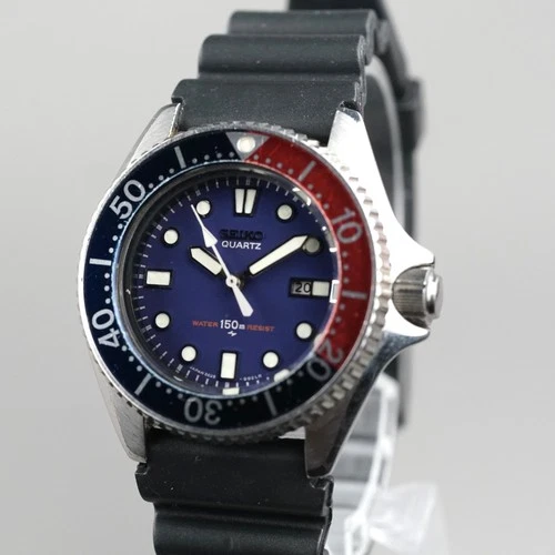 SEIKO Diver Vintage 2625-001B 150m 1980 Unisex Watch Diver 36mm New Battery