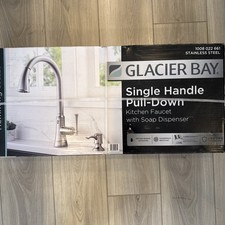 Glacier Bay Hemming Touchless Pull Down Sprayer Kitchen Faucet Stainless