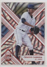 2018 Panini Elite Extra Edition Aspirations Red 30/150 Genesis Cabrera #133 7l6