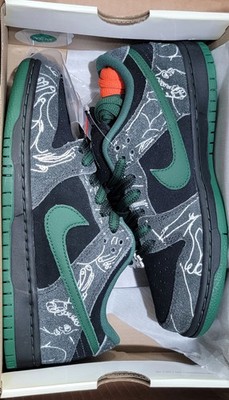 Nike SB Dunk There Skateboards Low Pro Anthracite Gorge Size 5 HF7743-001 NEW