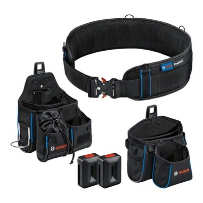 Bosch Werkzeug Set mit Gürtel 93 + GWT 4 + GWT 2 + 2x ProClick Holder 1600A0265P