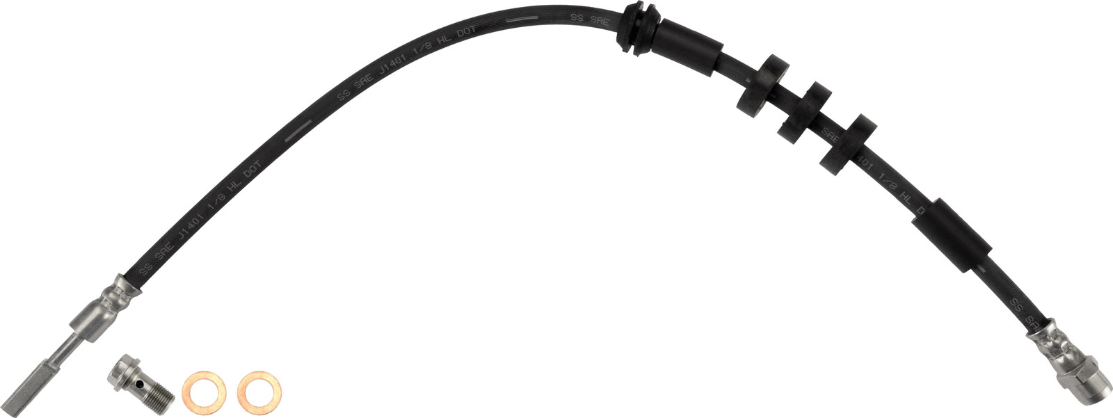 Flexible de frein TRW PHD2258 pour modèle OE 2474200048 en caoutchouc renforcé