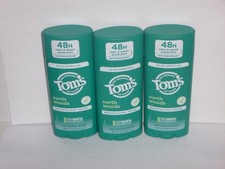  3 pack  Tom's of Maine North Woods Antiperspirant 3.25oz 48 Hour Protection