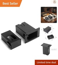 Reliable Black Guitar Pickup Shell Cover with Battery Holder for EQ Systems