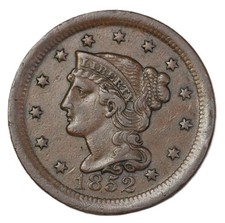 1852 1C BN Braided Hair Cent-Choice AU- SMH- 2187