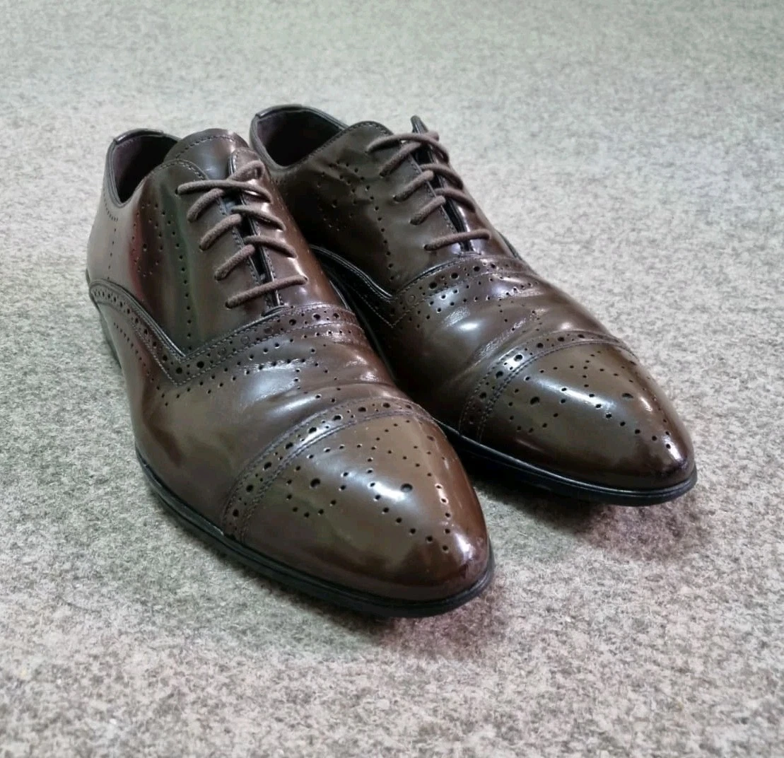 PRADA Oxford Brown Dress Shoes for Men for sale | eBay