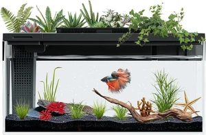 3.7 Gallon Betta Fish Tank self Cleaning Smart Aquarium Aquarium kit