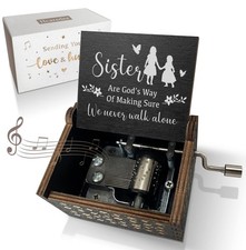 Sister Music Box Gifts from Sister and Friend-You are My Sunshine Wooden Mechani