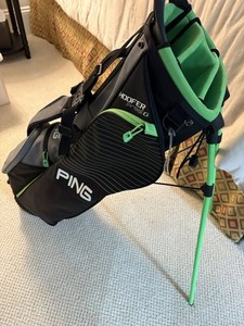 Ping ProdiG Hoofer Golf Stand Bag  Black, Green & Grey