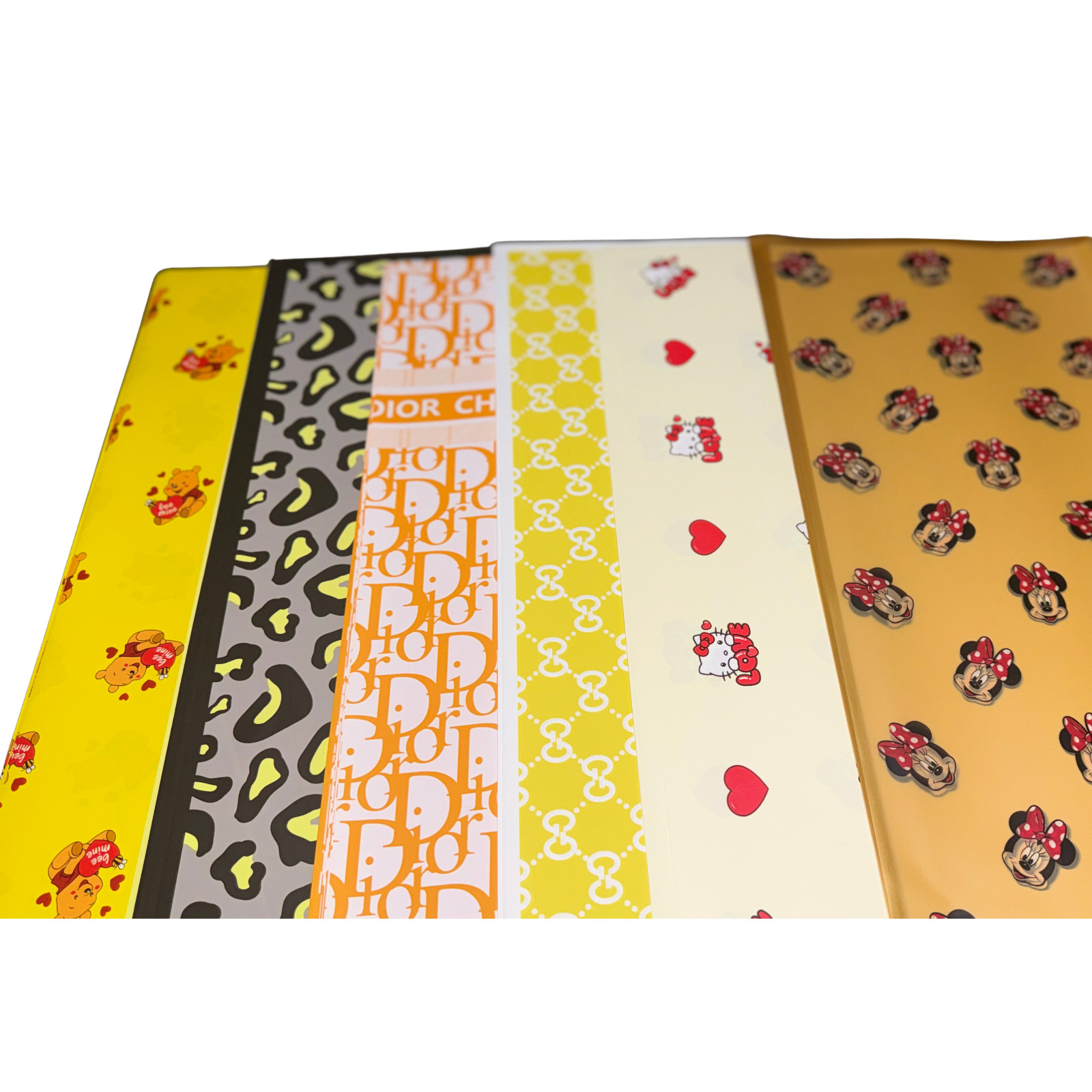 Bundle -30 Sheets (6 Designs ,5 Each) |22x22 In Floral & Modern