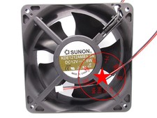 SUNON KDE1212AMBX-6A 12V 7.6W 120 120 38MM 2-wire cooling fan