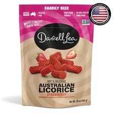 Gourmet Strawberry Licorice 20oz - Non-GMO, Vegetarian-Friendly & Palm Oil Free