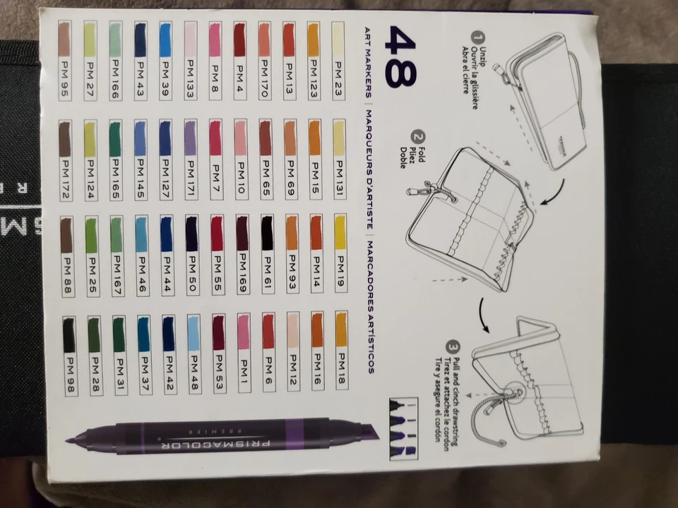 Prismacolor Premier 48 Art Markers,Professional Artist, New “CHISEL / FINE TIPS” - Image 4 of 4