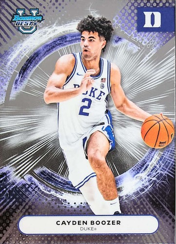 Cayden Boozer – 2025-26 Bowman University Best Basketball · Base Cards #97 Cayden Boozer
